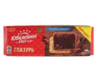 Печенье Юбилейное молочное с глазурью Большевик 232 гр
