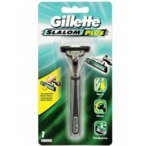 Станок Gillette Slalom Plus Push Clean 1к 1шт