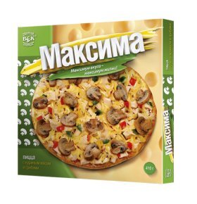 Пицца Максима с куриным мясом и грибами 410 гр