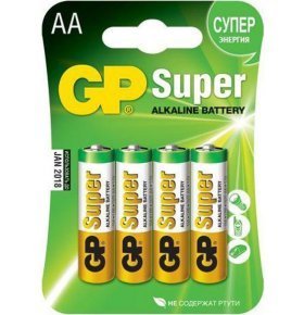 Батарейки GP Супер ААА 24A-BC4/BL4 4 шт