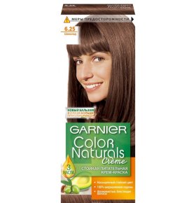 Стойкая питательная крем-краска для волос Color Naturals оттенок 6.25, Шоколад Garnier