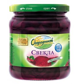 Свекла столовая нарезка Огородников 450 мл