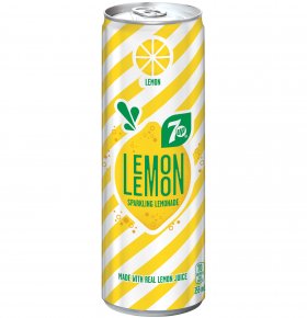 Искрящийся лимонад напиток сильногазированный 7-UP Lemon 0,25 л