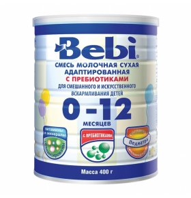 Сухая молочная смесь Bebi 0-12 мес 400 гр