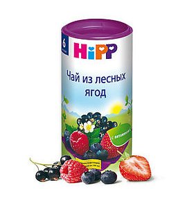 Детское питание чай детский из лесных ягод Hipp 200 гр