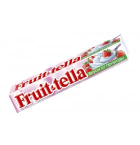 Конфеты жевательные со вкусом клубничного йогурта Fruittella 41 гр
