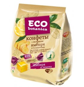 Мармелад Eco botanica с экстрактом имбиря и витаминами 200 гр