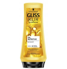 Бальзам Oil Nutritive для длинных секущихся волос Gliss Kur 400 мл