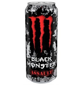 Напиток энергетический Black Monster Energy Assault 0,5 л