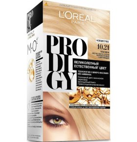 Краска для волос LOreal Paris Prodigy, оттенок 10,21, Платина, 265 мл 1 шт