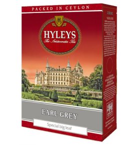 Чай черный Байховый Эрел Грей с ароматом Бергамота листовой Hyleys 200г