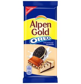 Шоколад молочный Oreo Чизкейк Alpen Gold 95 гр