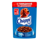 Корм для собак говядина по-домашнему Chappi 85 гр