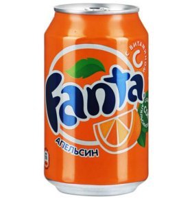 Напиток Fanta со вкусом апельсина 0,33л