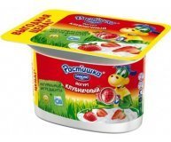 Йогурт клубника Растишка 110 гр