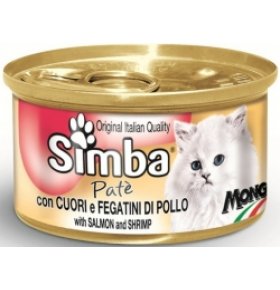 Корм Simba для кошек с печенью и сердцем 85 гр