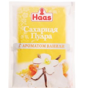 Сахарная пудра с ароматом ванили Haas 80 гр