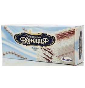 Мороженое Венеция пломбир ванильный с прослойкой шоколадной глазури Талосто 450 гр