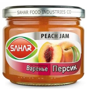 Варенье персиковое Sahar 390 гр