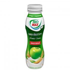 Йогурт питьевой яблоко злаки 2,7% BioMax 270 гр