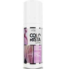 Спрей для волос L'Oreal Colorista Spray Красящий Розовый 75 мл