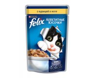 Корм для котят с курицей в желе Felix 85 гр