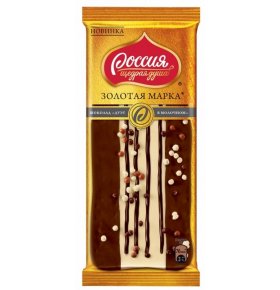 Шоколад Дуэт в молочном Россия - щедрая душа! 85 гр