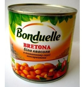 Фасоль Bonduelle белая в томатном соусе 430г