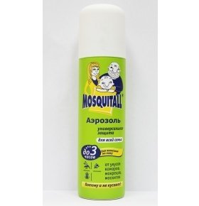 Аэрозоль от комаров Mosquitall "Универсальная защита", 150 мл
