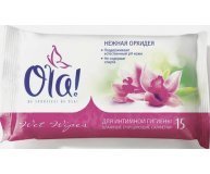 Влажные салфетки Ola! Silk sense для интимной гигиены 15шт