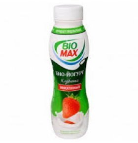 Био йогурт клубника эффективный BioMax 2,7% 270 гр
