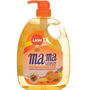Гель для мытья посуды и детских принадлежностей антибактериальный Mama Lemon 1 л