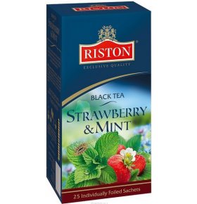 Чай клубника и мята Riston 25 пак х 1,5 гр