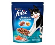 Корм сухой для кошек Двойная вкуснятина с рыбой Felix 300 гр
