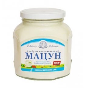 Мацун Эдельвейс продукт кисломолочный 3,5% 350 г
