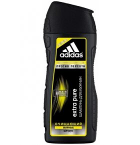 Шампунь Extra Pure Anti-dandruff for men против перхоти с цитрусом Adidas 200 мл