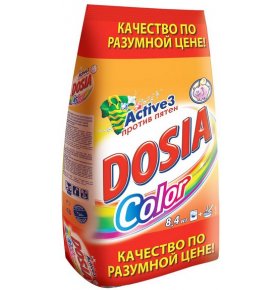 Средство моющее Color Альпийская свежесть для цветного автомат Dosia 8,4 кг