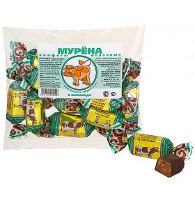 Конфеты Мурёна в шоколаде с фруктозой Фруктозов 185 гр