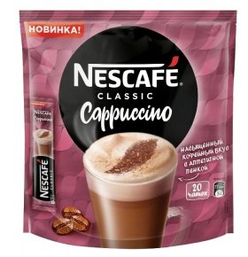 Растворимый кофе Classic Cappuccino Nescafe 20 пак х 18 гр