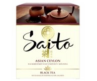 Чай Asian Ceylon чёрный 100 пак х 1,7 гр Saito