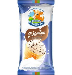 Мороженое лломбир ванильный 15% Коровка из Кореновки 80 гр