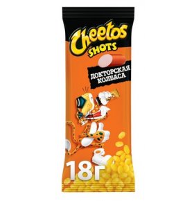 Снеки кукурузные шотс докторская колбаса Cheetos18 гр