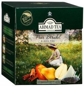 Чай черный Ahmad Tea грушевый штрудель 20х1,8г