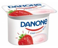 Йогурт клубничный 2,9% Данон 110 гр