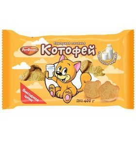 Печенье Рот Фронт сахарное Котофей 400 гр