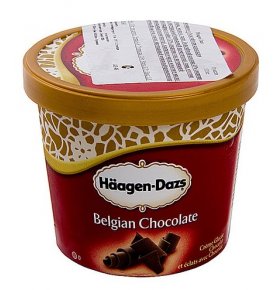 Мороженое Шоколадное бельгийский шоколад Haagen Dazs 500 мл