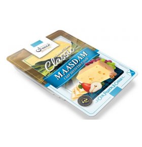 Сыр Маасдам 45% Чиззи нарезка 150 гр