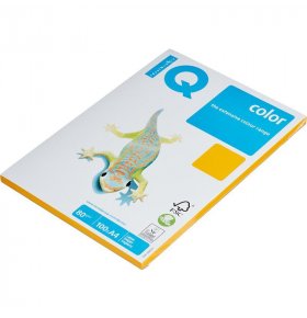 Бумага цветная IQ Color A4 80 г/кв м AG10-старое золото 100 листов