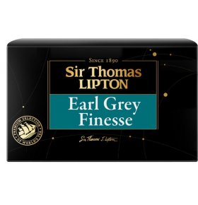Чай Sir Thomas Earl Grey finesse черный Lipton 100 пак