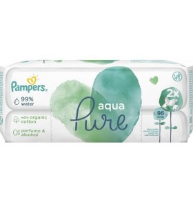 Детские влажные салфетки Aqua Pure Pampers 2 x 48 шт